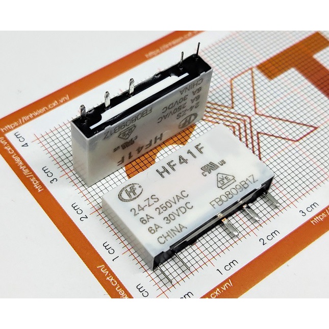 Hongfa Relay Rơ le 6A 24V (5 chân) HF41F-24-ZS