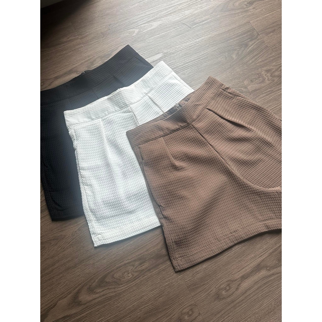 Quần Shorts-Quần sooc nữ chất tổ ong xốp khóa sau M304 | BigBuy360 - bigbuy360.vn