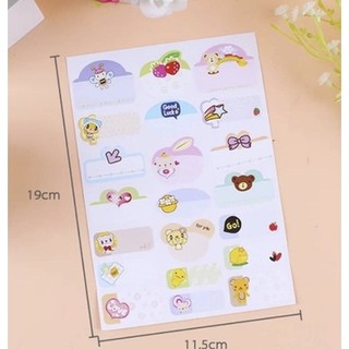 Nhãn dán Sticker name đánh dấu đồ dùng cá nhân