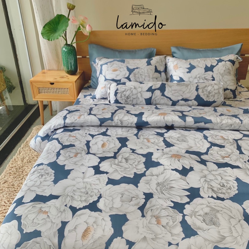 Bộ chăn ga gối lụa tencel cao cấp LAMIDO