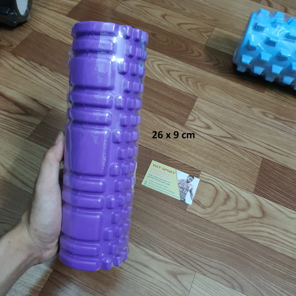 Con Lăn Foam Roller Massage Cơ Thể  Giãn Cơ Gym Fitness Yoga Txsport Cao Su Tự Nhiên An Toàn