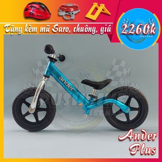 Xe thăng bằng Ander Plus cho bé từ 1.5 đến 6 tuổi - màu xanh dương