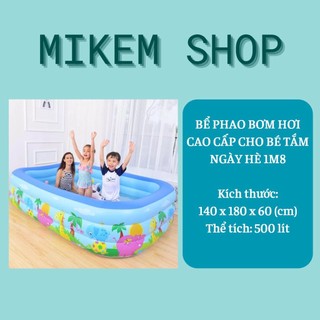 Bể phao bơm hơi cao cấp cho bé tắm ngày hè 1m8