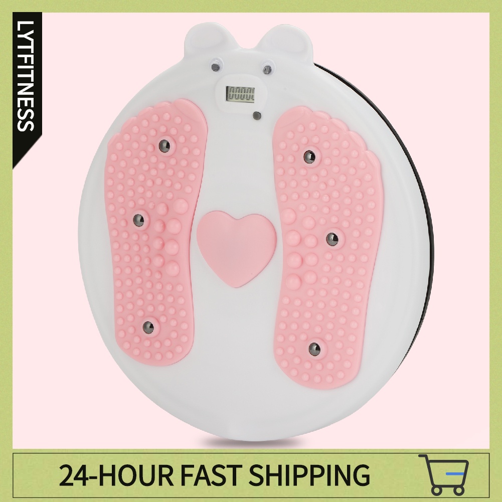 LYTFitness Đĩa xoay eo Bảng máy đĩa cho bài tập tạo dáng cơ thể 6 nam châm