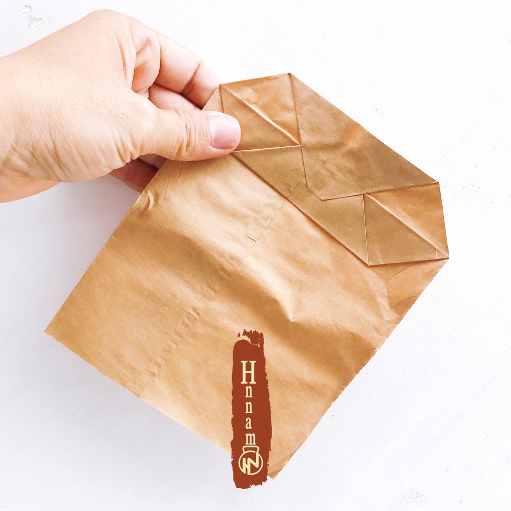 Túi giấy xi măng thấm dầu 130 x 180 x 45mm - Giải pháp đóng gói chuyên nghiệp cho khoai tây chiên và bánh chuối - Bộ 100