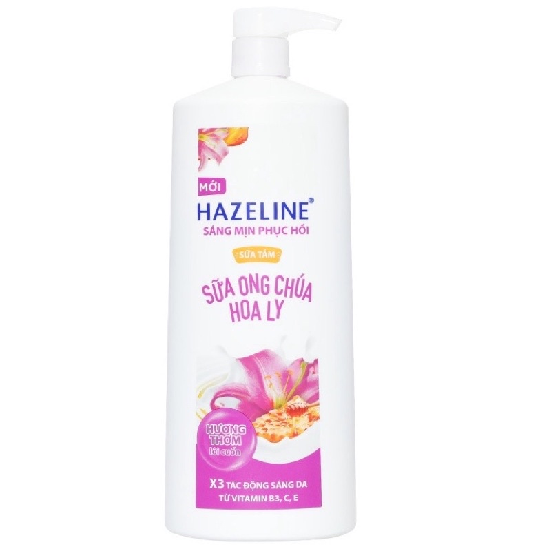 Sữa Tắm Dưỡng Sáng Da Ong chúa hoa ly Hazeline