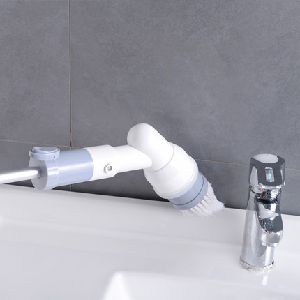 Chổi Cọ Nhà Vệ Sinh, Bồn Cầu, Toilet Bằng Điện Không Dây Kèm Với 5 Đầu Thay Thế Tiện Lợi