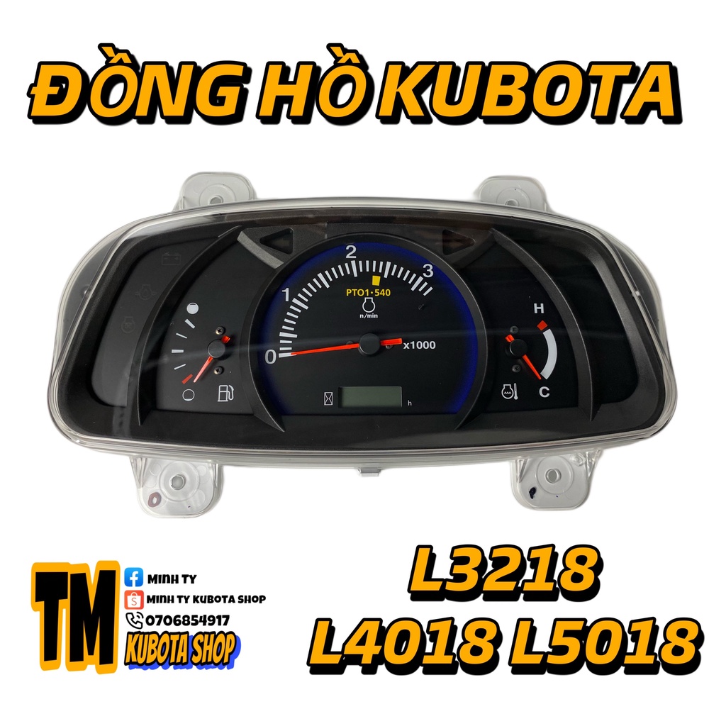 ĐỒNG HỒ TÁP LÔ MÁY CÀY KUBOTA L3218 L4018 L5018