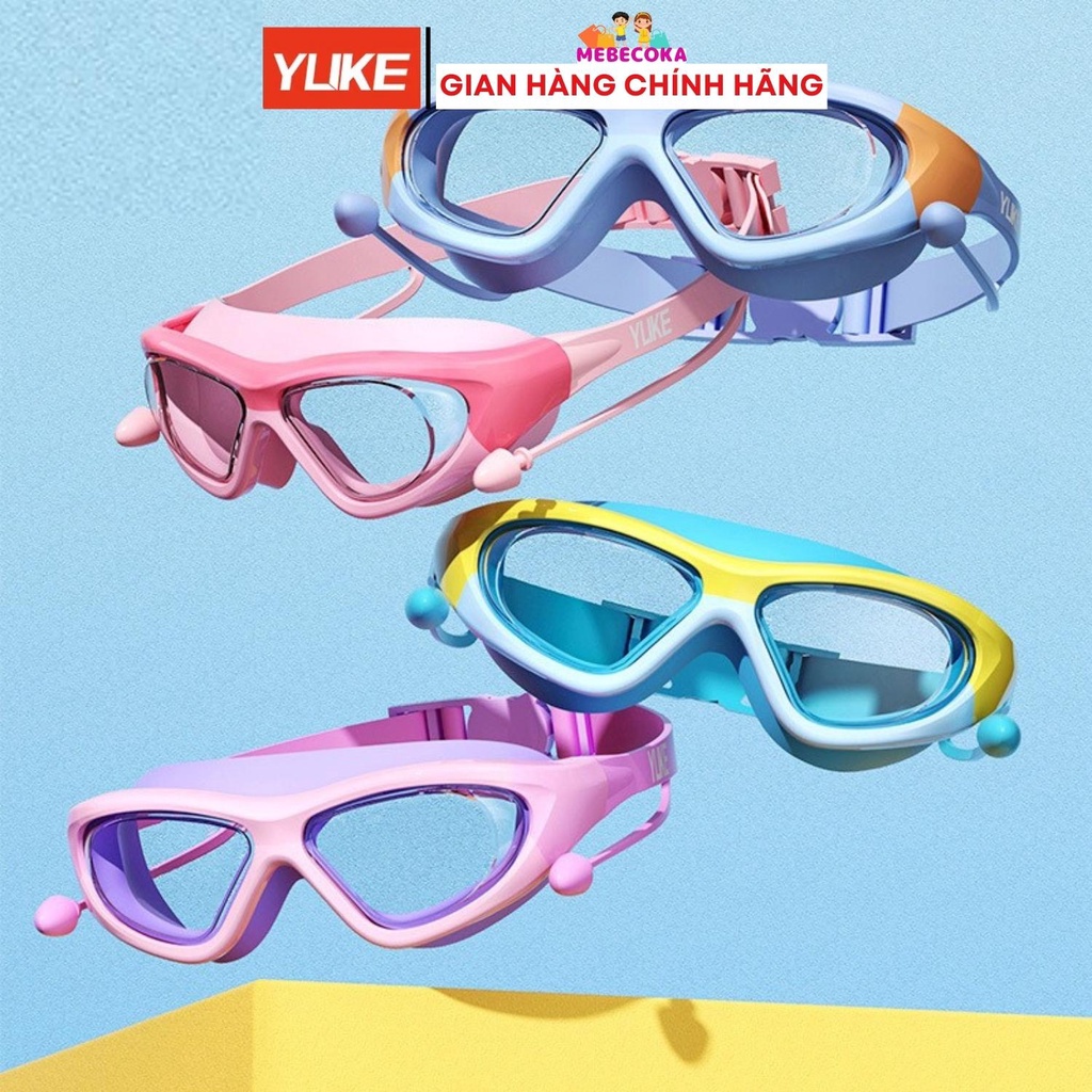 Kính bơi trẻ em cao cấp chống lóa, chống tia UV cho bé trai bé gái từ 3 đến 15 tuổi siêu dễ thương