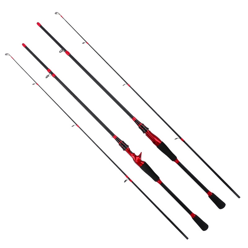 Cần câu máy lure MANFENG 2 khúc máy đứng và máy ngang độ cứng M dài 1m65,1m8,2m1