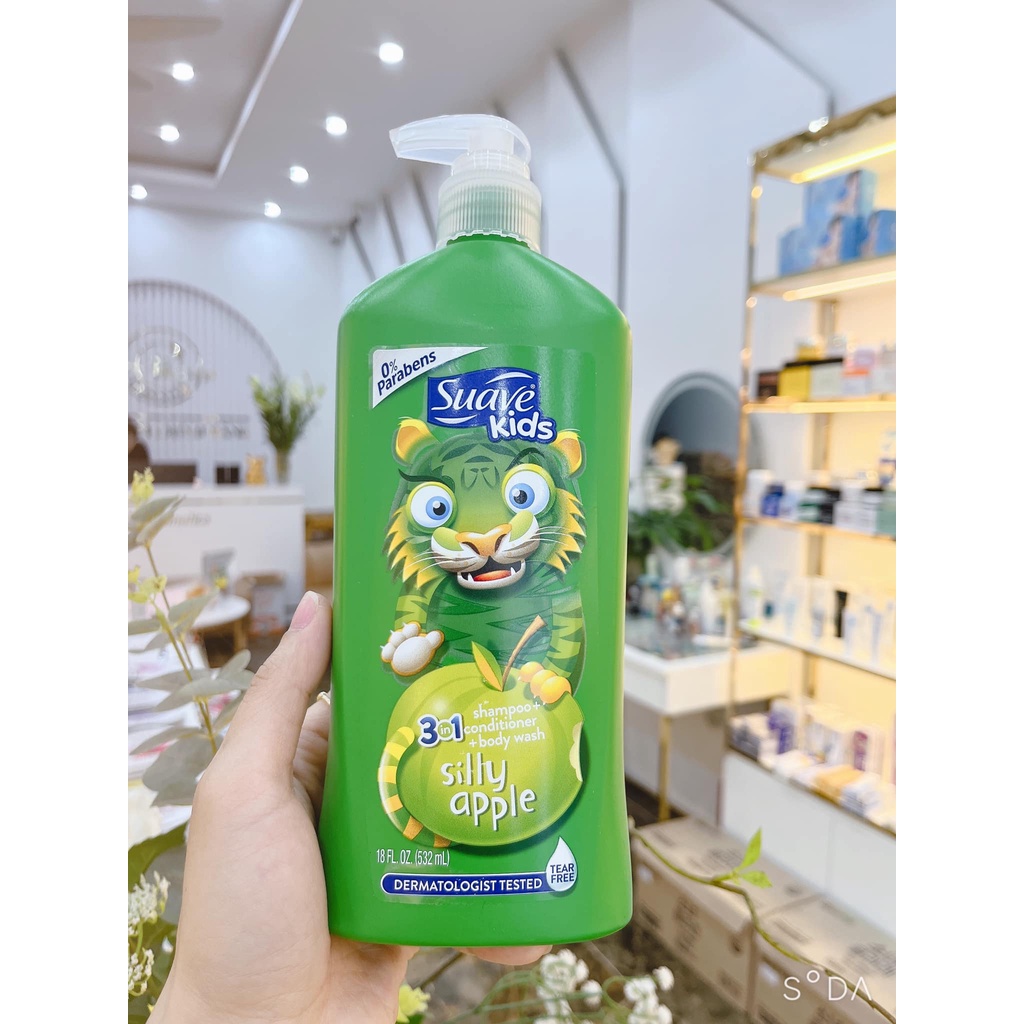 SỮA TẮM BÉ 3IN1 SUAVE KIDS