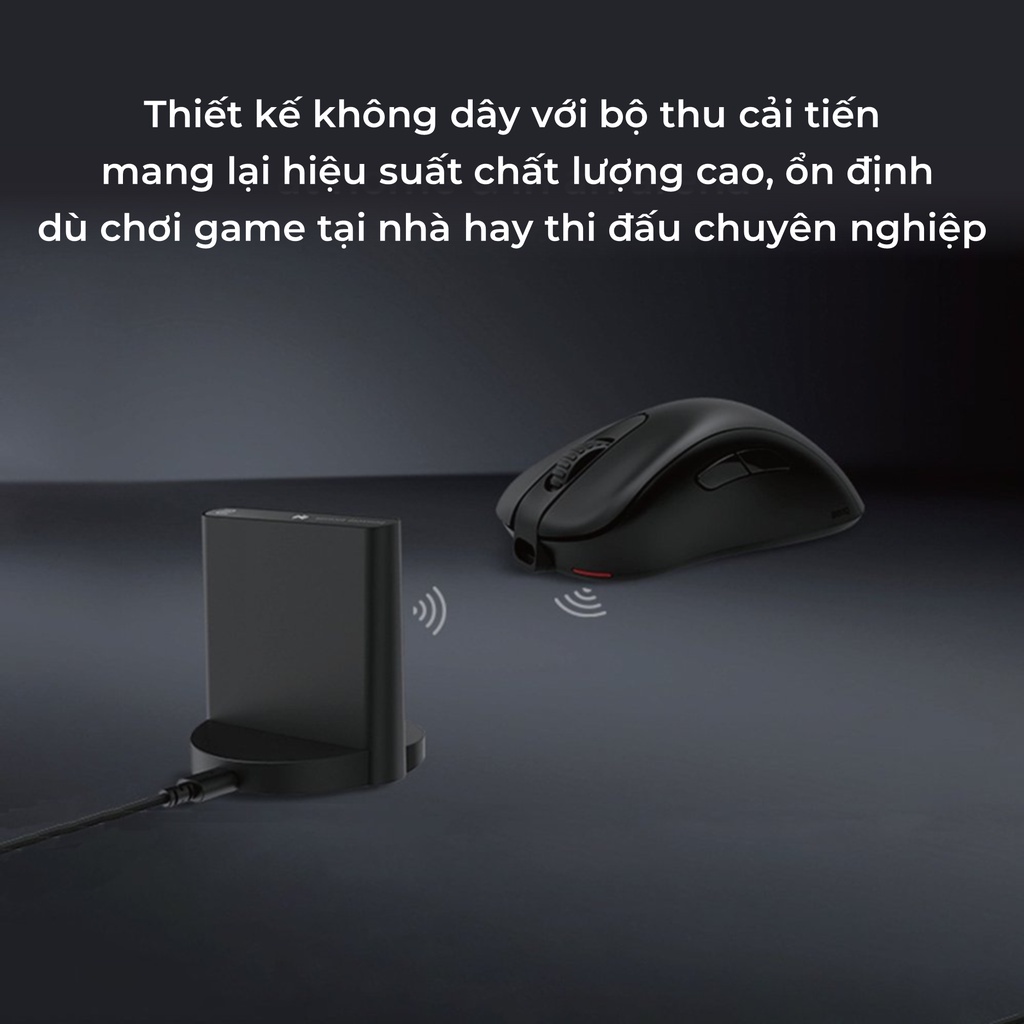 Chuột gaming không dây Esports BenQ ZOWIE EC3-CW công thái học, bánh lăn 24 nấc