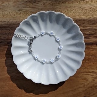 Vòng tay hạt cườm Blue Daisy