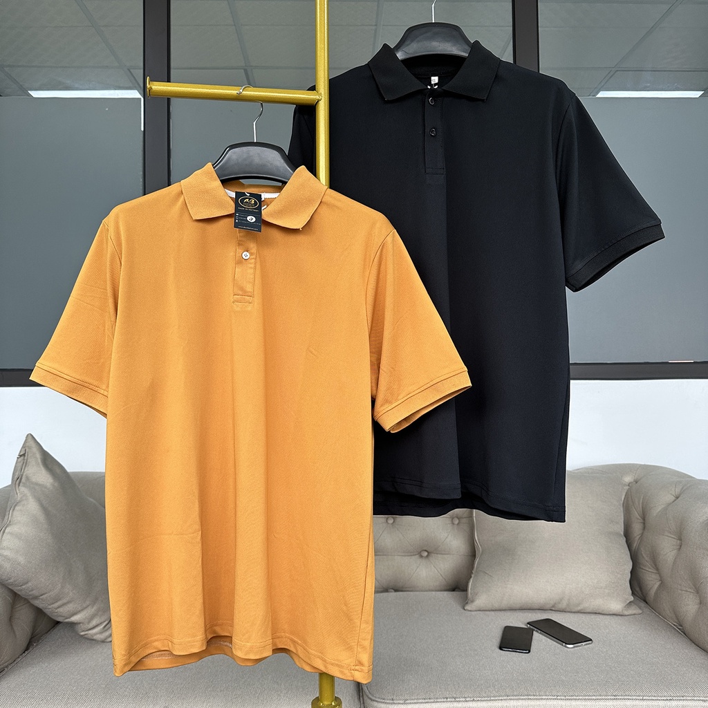 Áo Polo Nam Big Size 85-130KG, Áo thun nam có cổ vải cá sấu poly chuẩn form