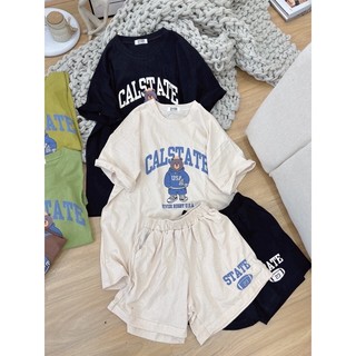 [ Rẻ vô địch ] Set bộ đùi chất cotton su - gấu caste