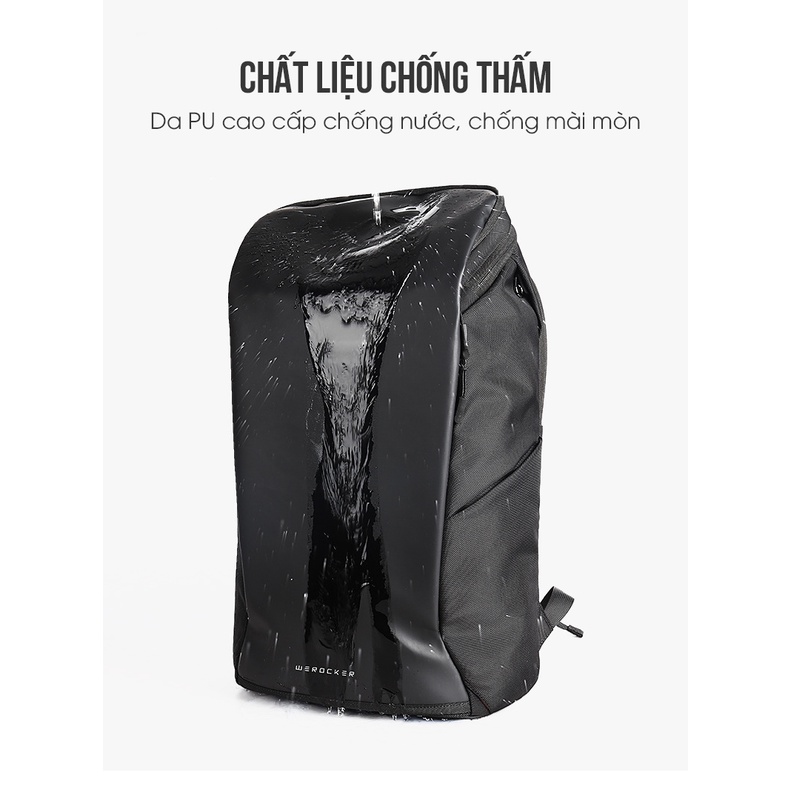 ZÓNG® Balo Da Thời Trang WEROCKER 2110