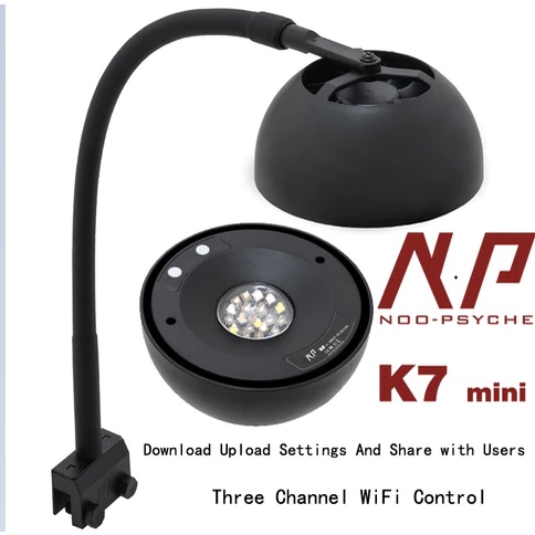 ĐÈN CHO HỒ CUBIC/ Đèn Led Noopsyche K7 mini 60w app/wifi