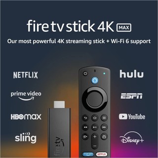 Fire TV Stick 4K Max Thiết bị trình chiếu TV của Amazon có trợ lý ảo Alexa với remote