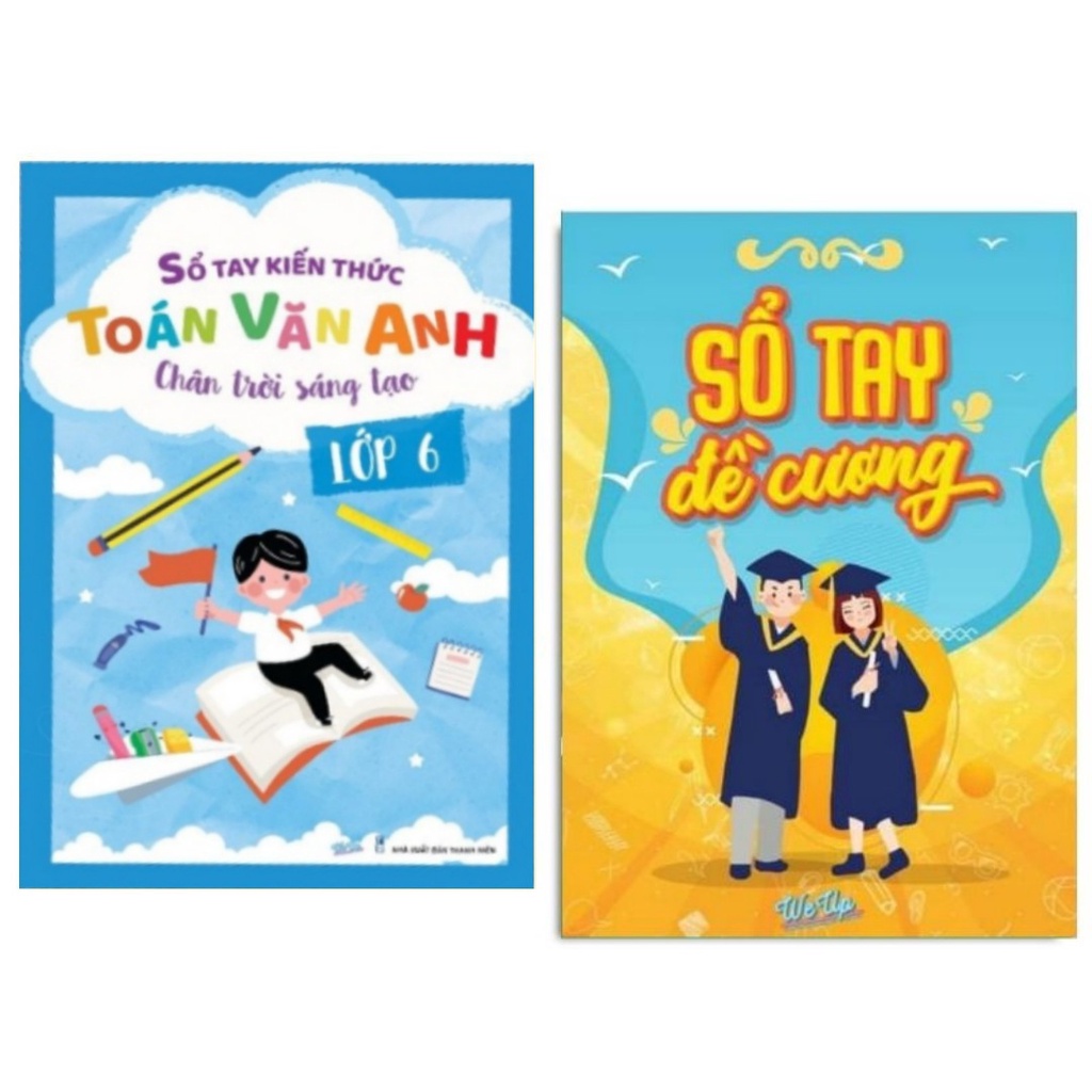Combo 2 Cuốn Sổ Tay Toán Văn Anh Lớp 6 - Chân Trời Sáng Tạo Và Sổ Tay Đề Cương