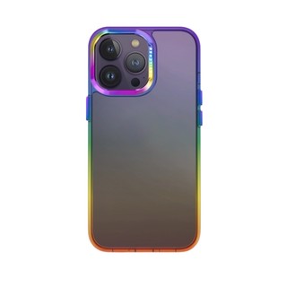 Ốp lưng Devilcase phiên bản tiêu chuẩn viền màu Rainbow chống ố cho ip 14 14 pro 14 promax 13 13 pro 13 promax