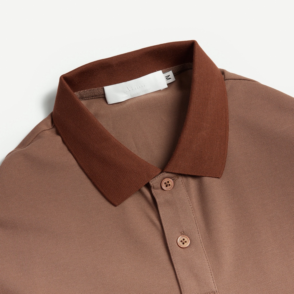 Áo Polo Nam ATINO vải cá sấu Cotton thoáng mát trẻ trung chuẩn form regular PL2.3097