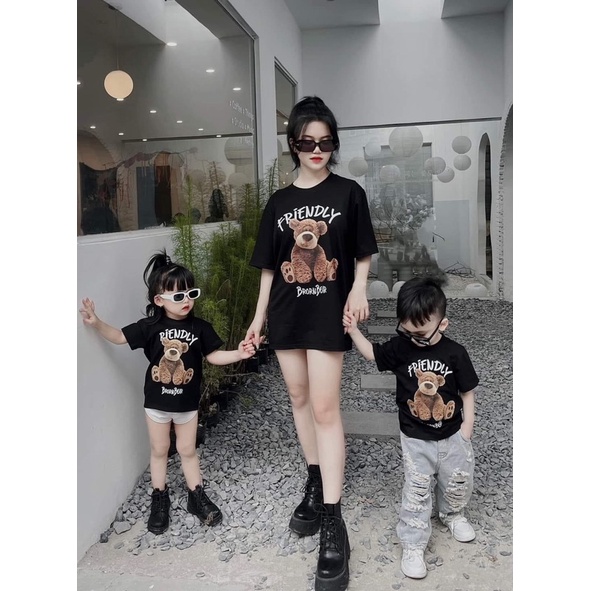 Áo phông ĐÔI MẸ VÀ BÉ chất cotton hàng đẹp
