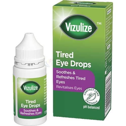 Dung dịch nhỏ mắt Vizulize Tired Eye Drops giúp giảm mệt mỏi mắt (15ml)