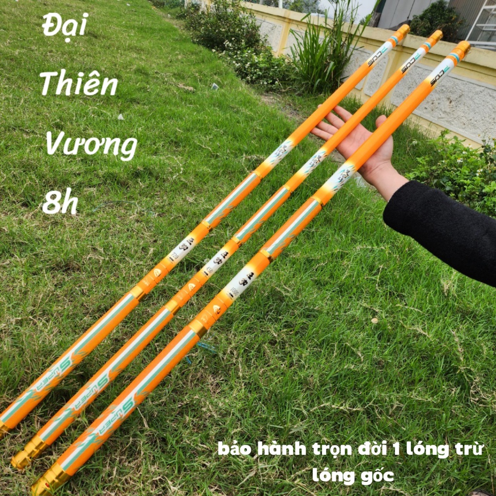 cần câu đài đại thiên vương 8h bảo hành trọn đời trừ lóng gốc