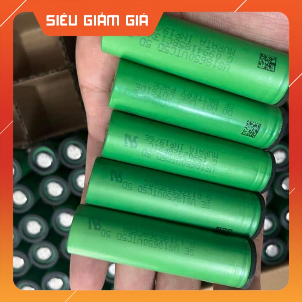 Pin 18650 VTC dung lượng 2500-3000mAh xả 25A mạnh, tháo khối mới 98% [ Shop Mới Ưu Đãi ]