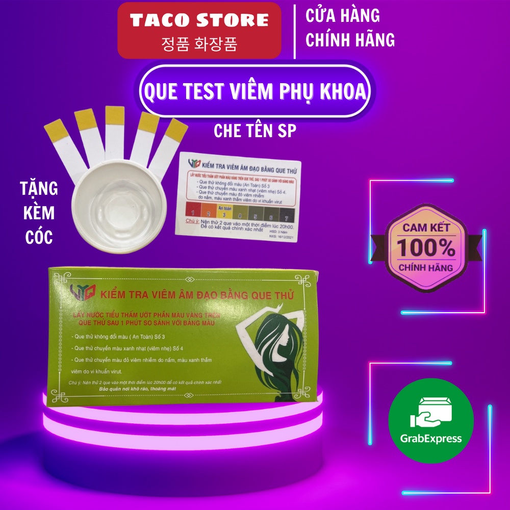 Que Kiểm Tra Viêm Phụ Khoa Nhanh Test Thử Viêm Nhiễm Âm Đạo