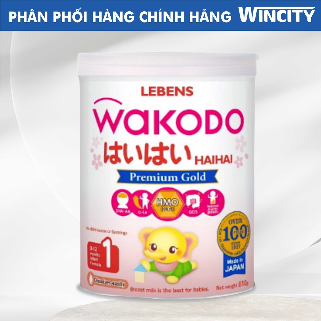 Sữa Nhật nhập khẩu Wakodo  830g  số 0-1-2-3. Date mới nhất 2025