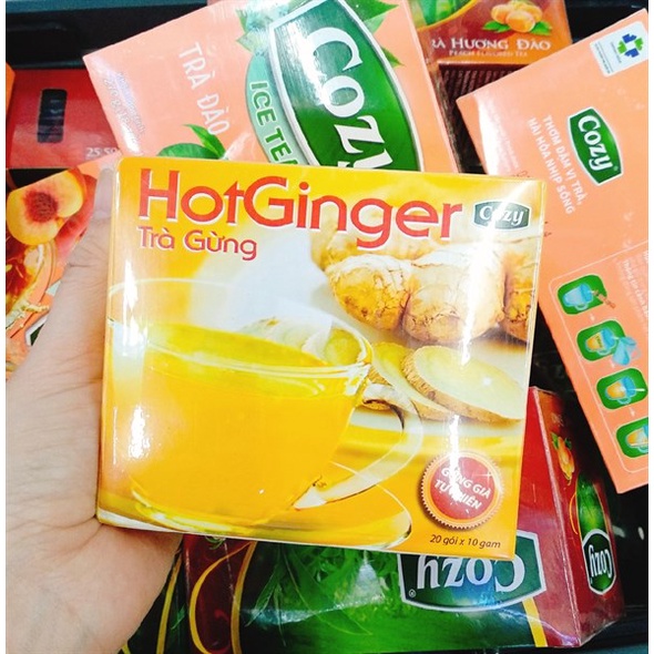 Trà Cozy Gừng Hot Ginger  - Nguyên liệu pha chế CLOUD MART