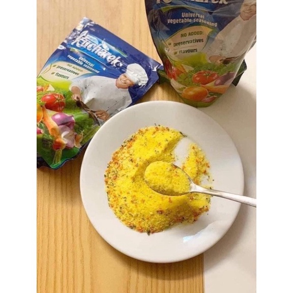 Hạt Nêm Không Đường Ăn Kiêng EATCLEAN/ Hạt Nêm Rau Củ Hữu Cơ KUCHAREK Đưc Lọ 300G adf