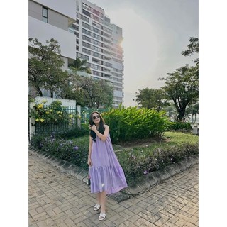 ĐẦM 2 LỚP BASIC DÁNG XOÈ