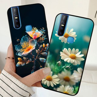Ốp lưng vivo v15 / vivo v15 pro in nhám hình hoa cỏ