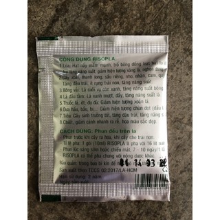 PHÂN HỮU CƠ BÓN QUA LÁ RISOPLA II