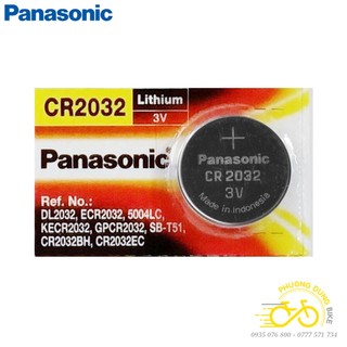 Pin cúc PANASONIC CR1616 CR2016 CR2025 CR2032 cho remote, đồng hồ, đèn xe đạp