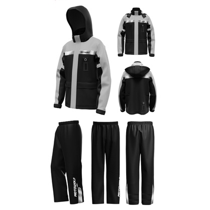 Bộ áo mưa chống thấm MOTOWOLF MDL0402 chính hãng, áo mưa cao cấp Đi Xe Máy Nam Nữ Tiện Lợi