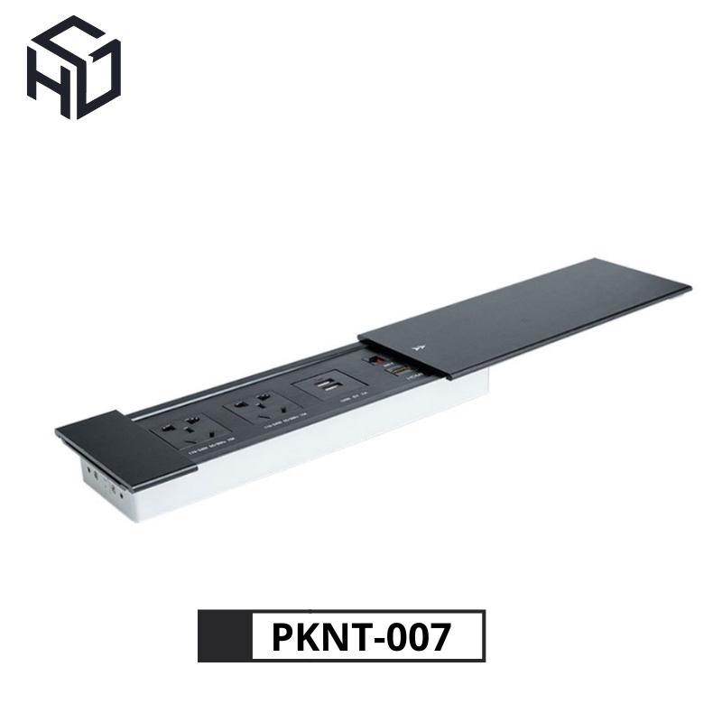 (PKNT-007) Sạc usb ⚡ Hugiasmart ⚡Sạc usb kèm ổ cắm điện 220V trên mặt bàn làm việc