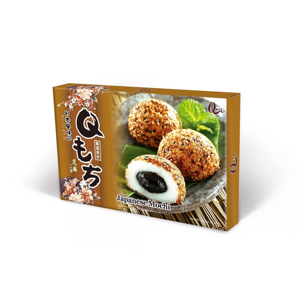 Bánh Mochi Đài Loan 210g Trà Xanh/ Đậu đỏ/ Mè đen/ Khoai môn / Đậu phộng/ Trà sữa trân châu - Japane