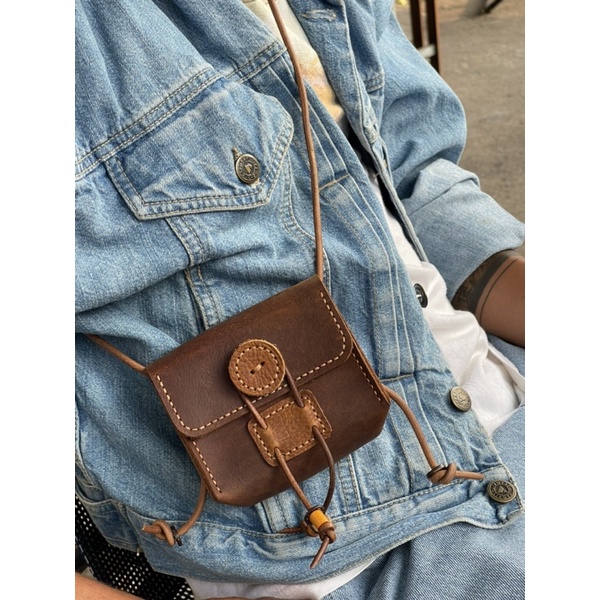 Túi xách da bò thật