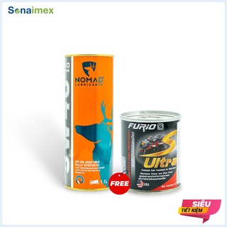 [Mua 1 Tặng 1] Nhớt Nomad Novo 5W40 SN MA2 1.1L Cho Xe Côn Tay, Xe Số - Tặng 1 Lon Dung Dịch Vệ Sinh Buồng Đốt S-Ultra