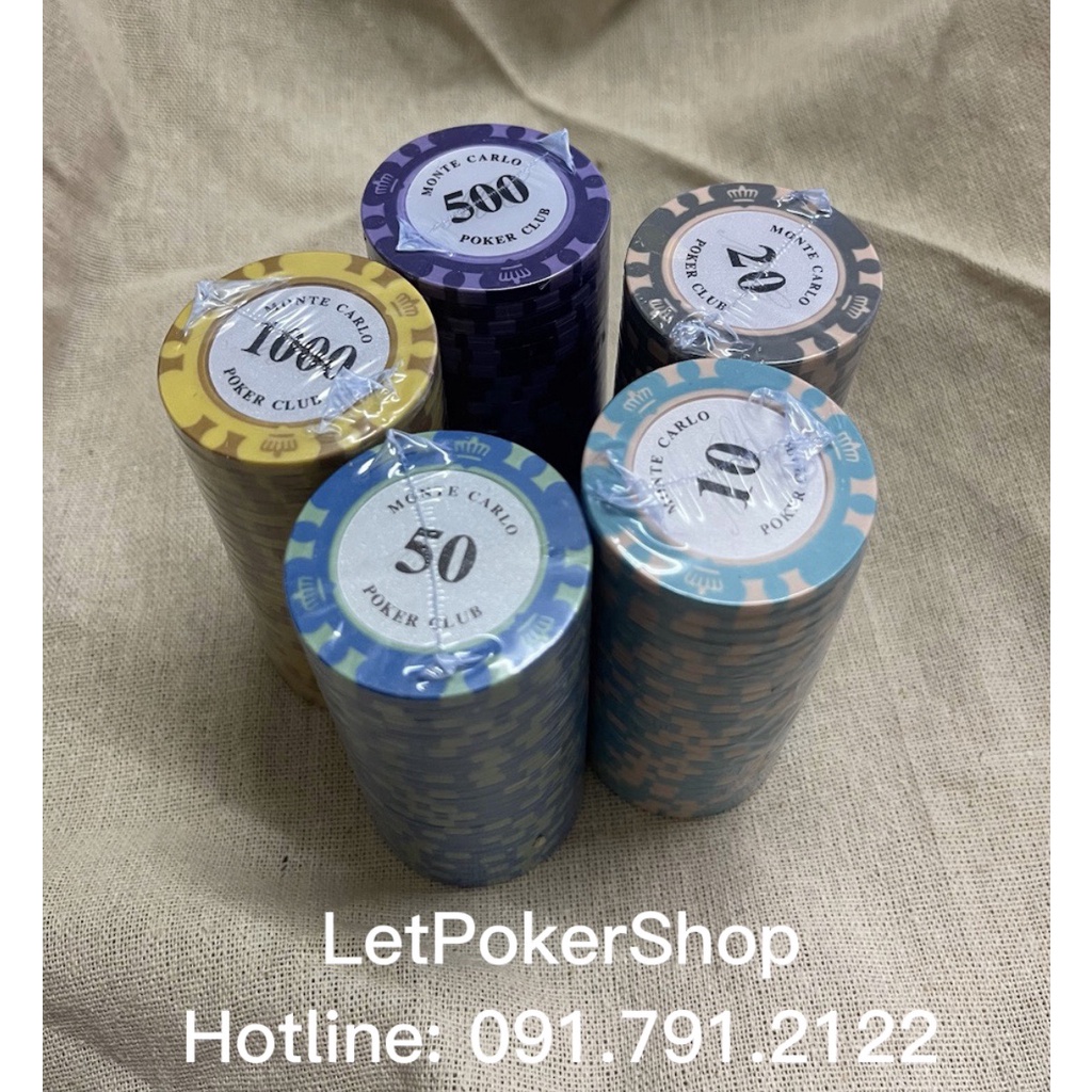 Chip poker / Phỉnh poker cao cấp