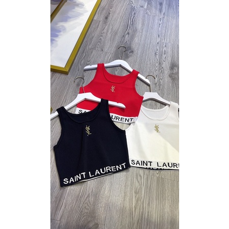 Áo croptop Ysl ba lỗ siêu gợi cảm ( Có ảnh thật và video shop quay)