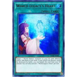 Thẻ bài Yugioh - TCG (UK) - World Legacy's Heart / BLRR-EN099'