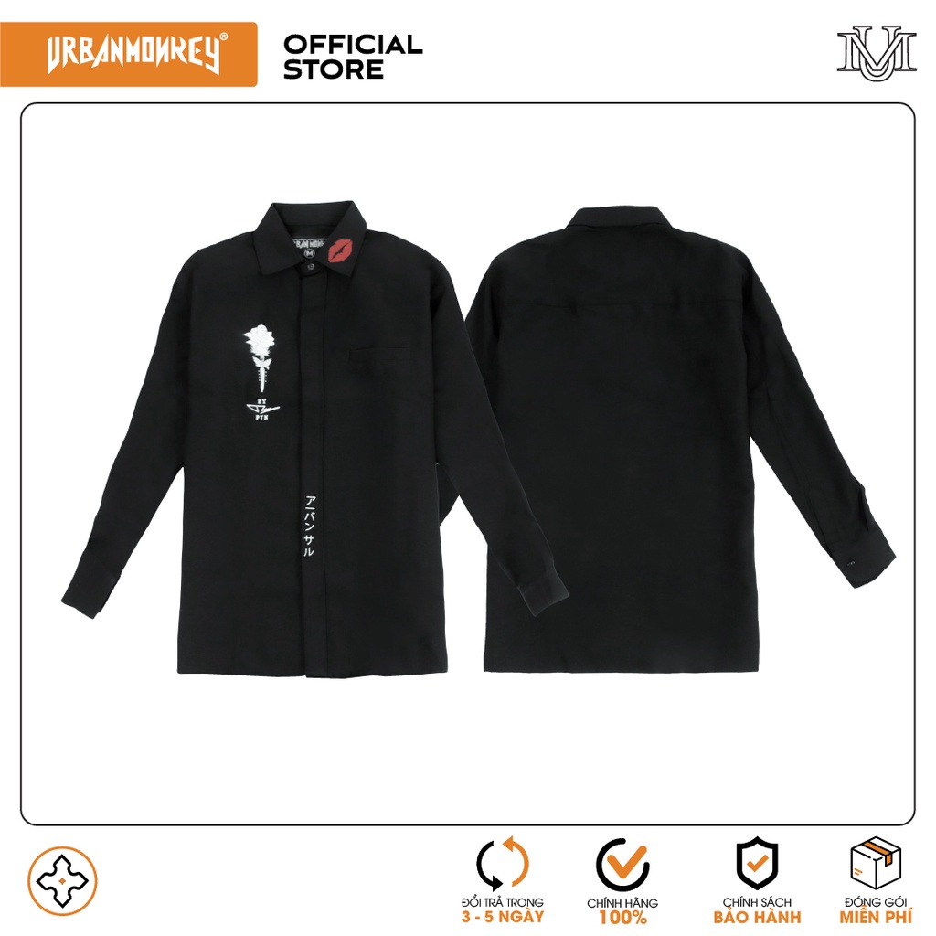 Áo Sơ Mi URBAN MONKEY VALENTINE Thiết Kế Basic Lịch Sự