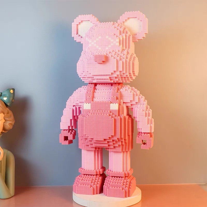 SẴN SET 2 LEGO BEARBRICK SIZE ĐẠI 35CM