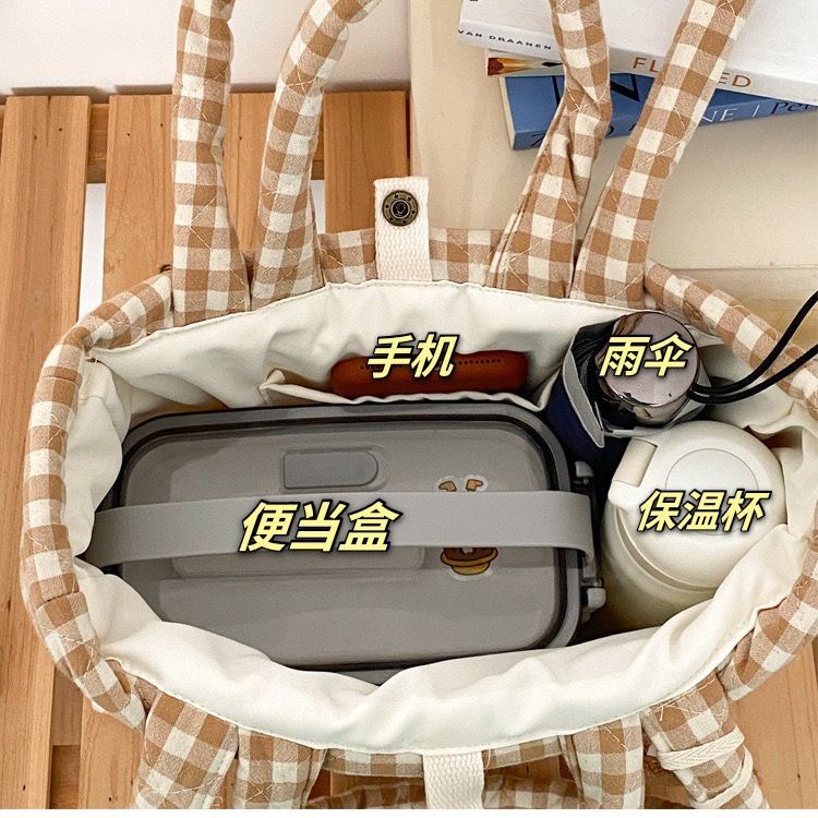 Babyfair Túi ăn trưa Polyester Bữa tối cách nhiệt đựng thực phẩm dã ngoại Dễ thương Mềm mại Dung tích lớn hành lý