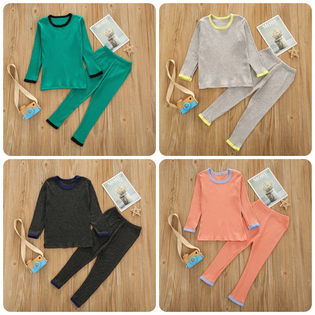 Mã 72801 bộ len tăm, thun cotton mềm co dãn mênh mông cho bé trai và bé gái