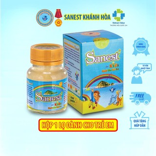 Nước Yến sào Sanest Khánh Hòa Trẻ Em đóng lọ 62ml